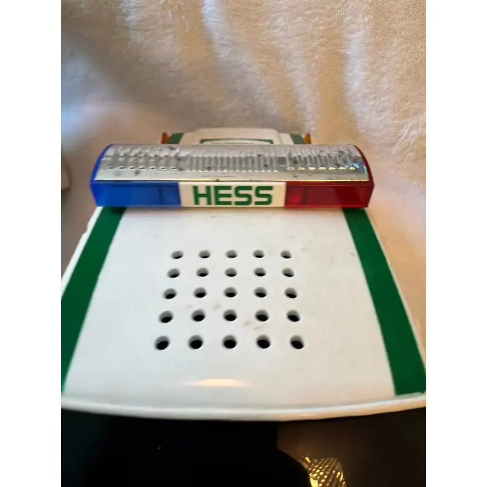 Vintage 1993 Hess Truck Patrol Car Toy Dual Siren Flashing Lights w/Original Box